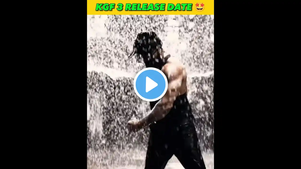 KGF - 3 RELEASE DATE CONFIRM 🤩 #shorts