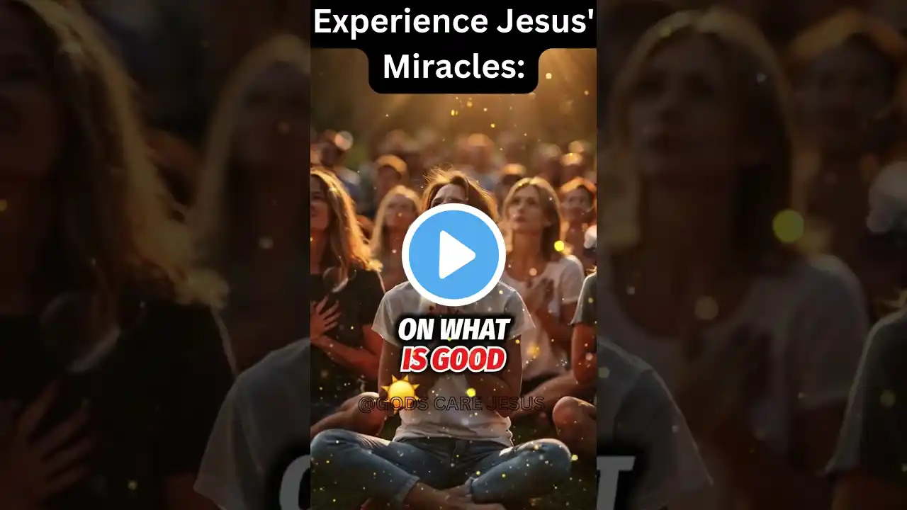 Experience Jesus' Miracles: A Call for Healing #shorts #jesus