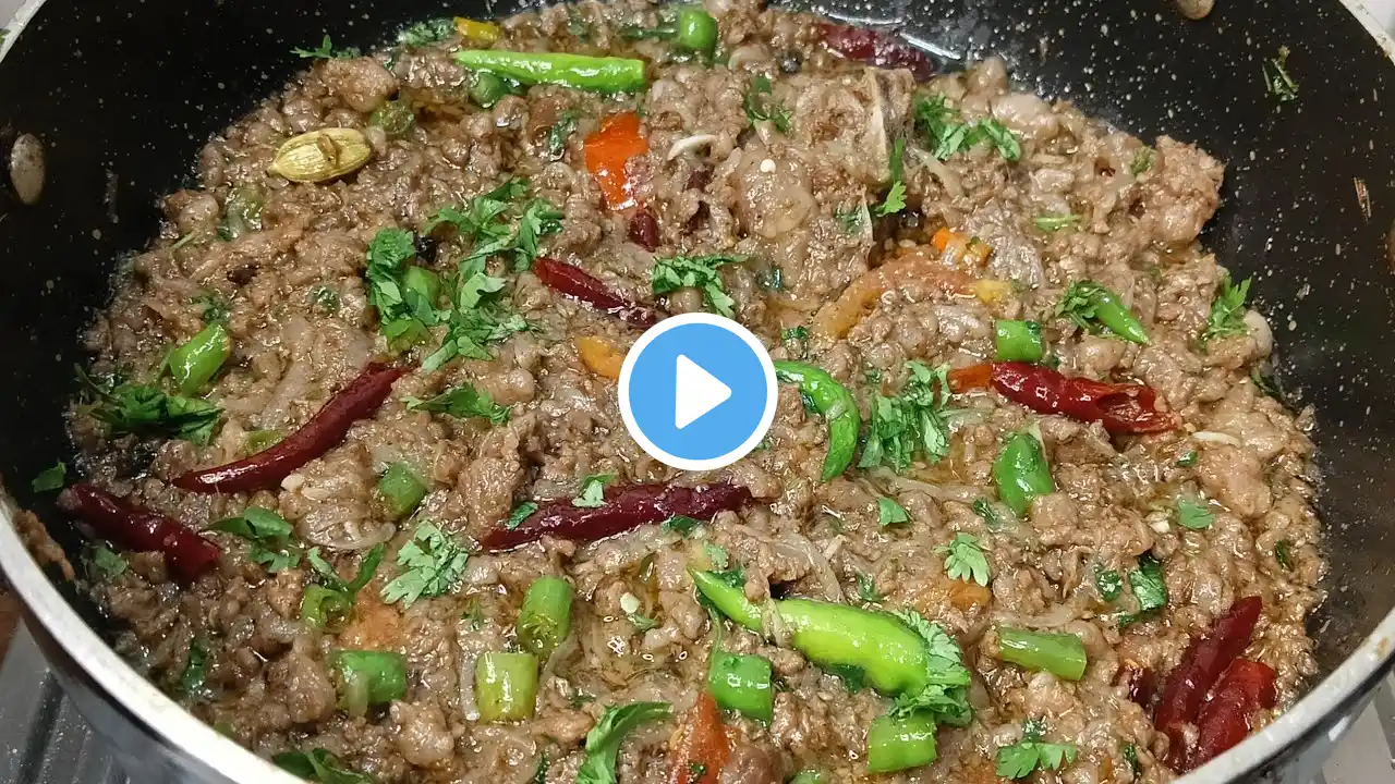 Quickly prepared Big Meat Stew | Green Chilli Meat | White Meat | Roasted Onion Meat |