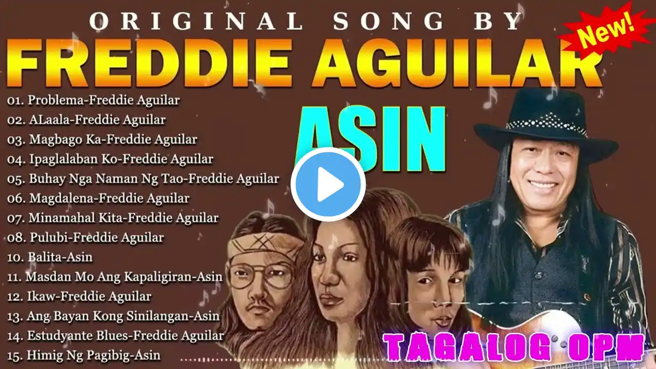 Freddie Aguilar Greatest Hits 2025 - Opm Tagalog Love Songs Of All Time #110