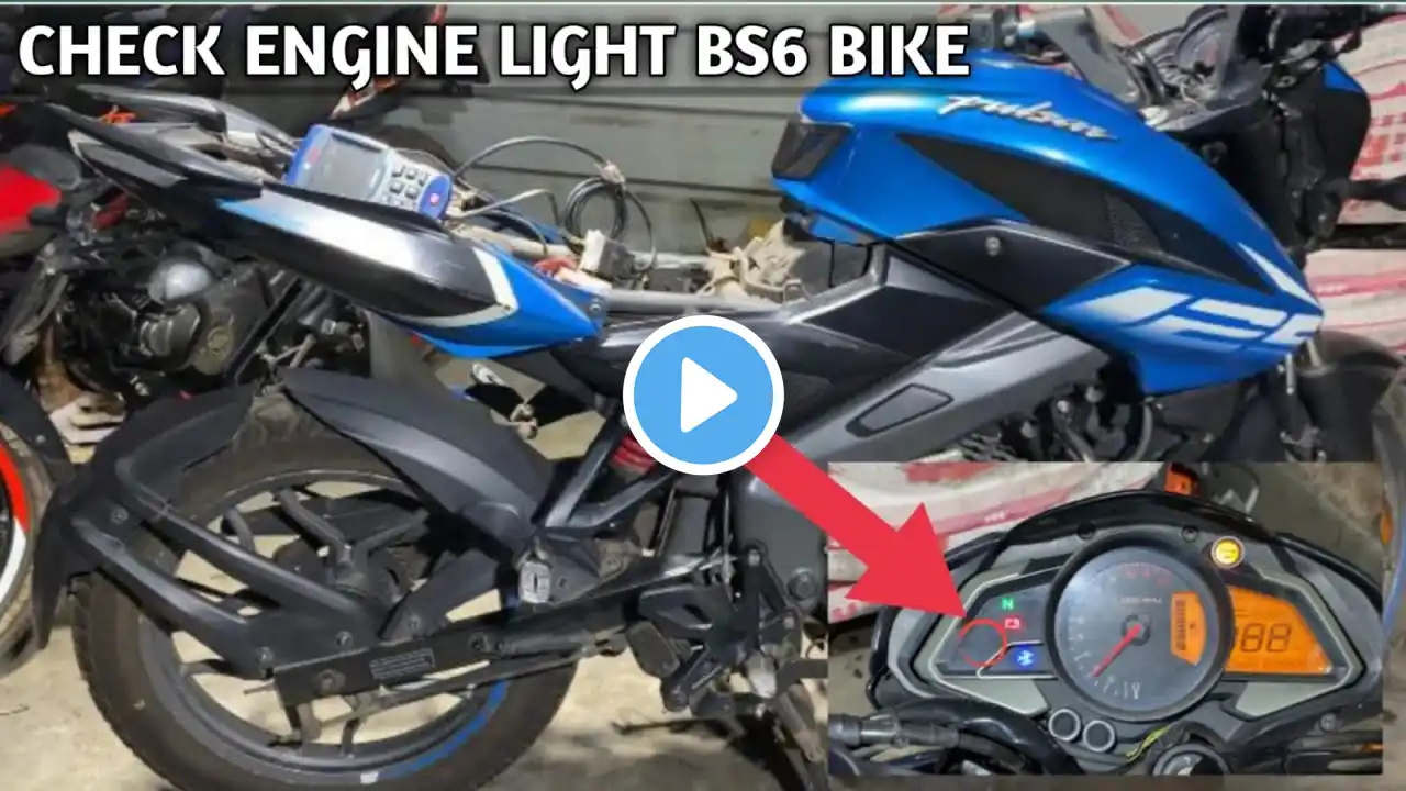 Bajaj Ns125 Check Engine light BS6 Problem and Solution | Check Engine light nahi jal raha hai