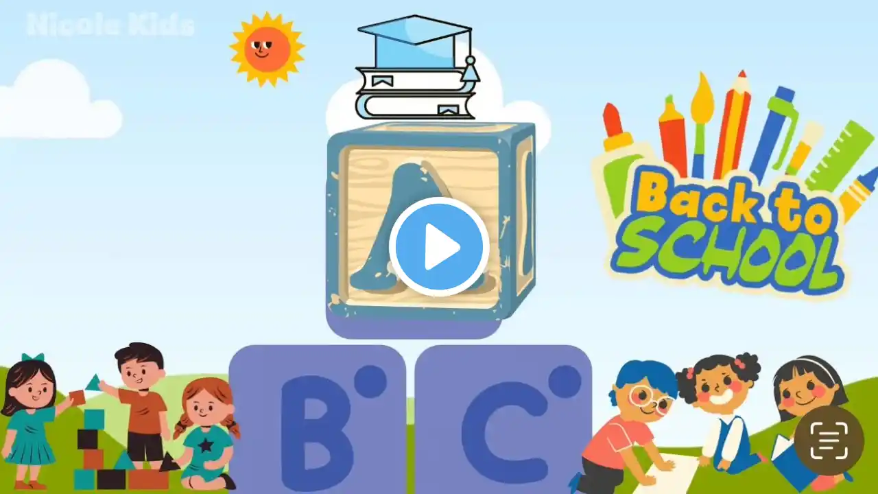 Learn The ABC Song With APPLE as Your First Lesson-ABC Songs, ABCD, Nursery Rhymes, Baby Song