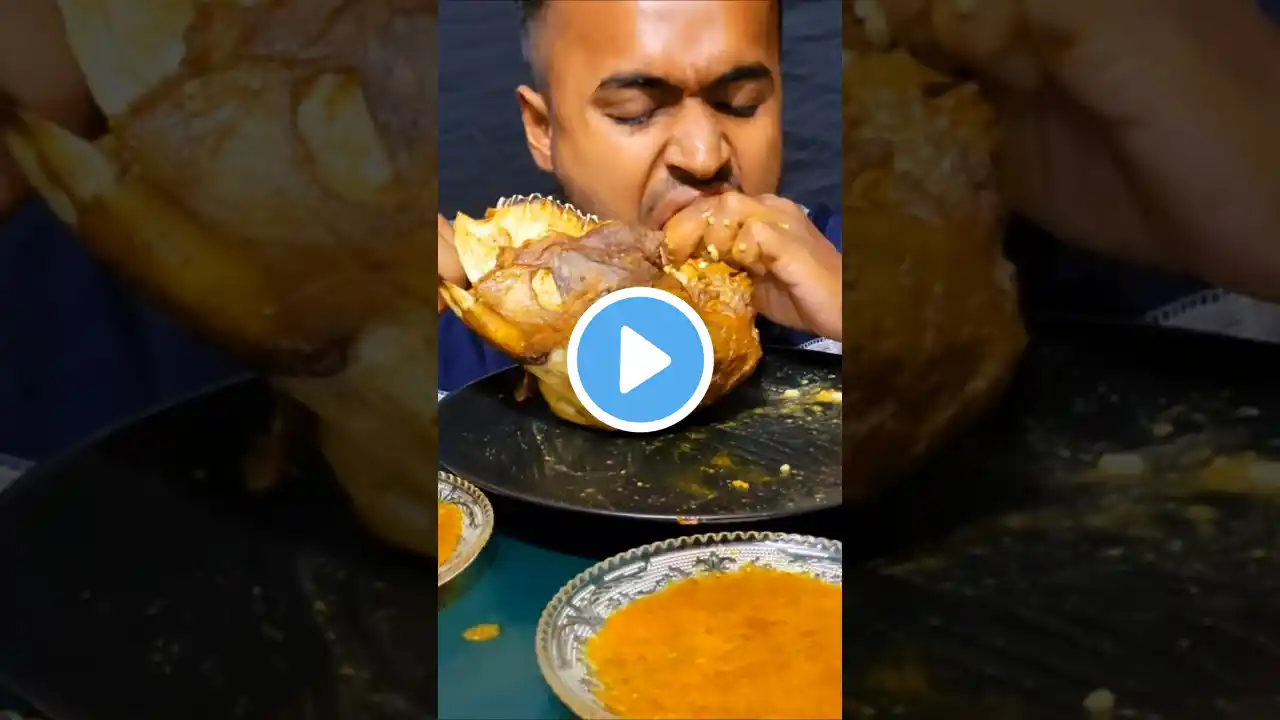 Goat head Curry/ Mutton head Curry #mukbang #asmr #spicy #shorts #subscribe #viralvideo #mutton