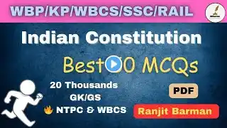 Indian Constitution Best 50 MCQs I ভারতের সংবিধান MCQs I Rapid Revision Dose #wbcs