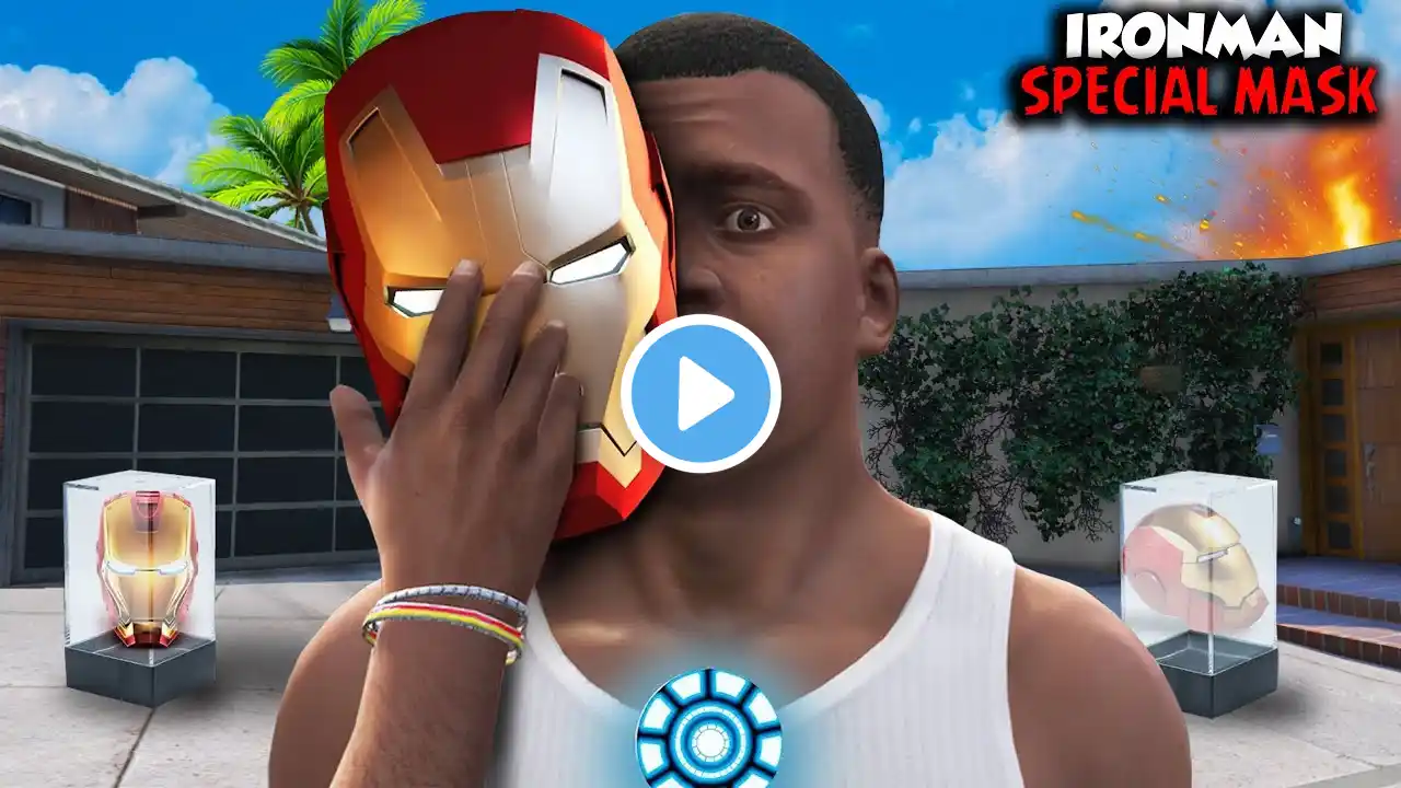 Franklin And Shinchan Find IronMan Super Special Mask In GTA 5 Telugu | #gta5