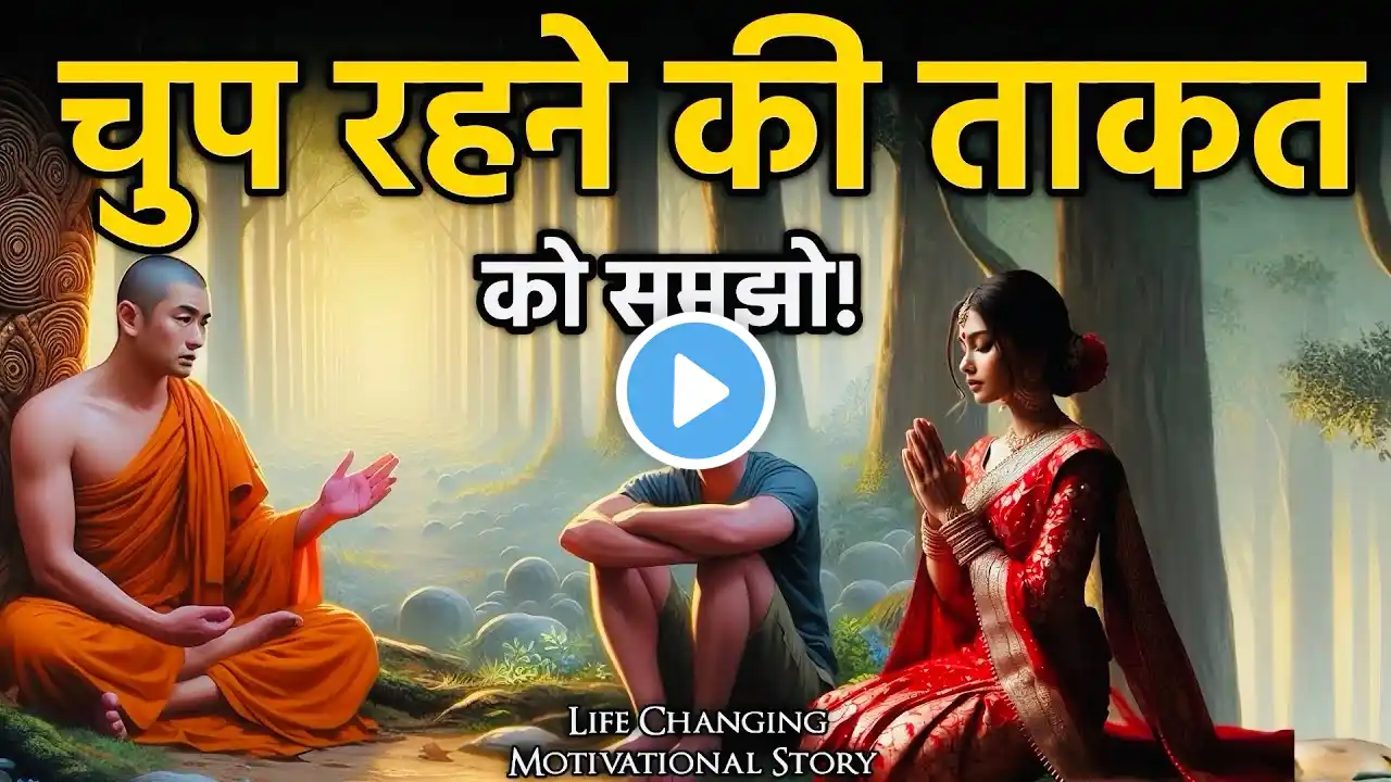 😡कम बोलने कि आदत डालो || Buddhist Story On POWER OF SILENCE