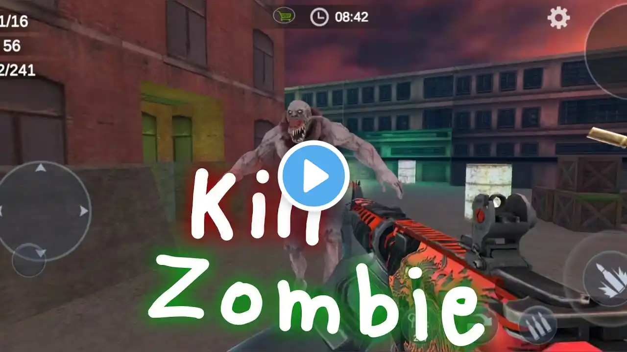 Part 3 Zombie 3d gun shooter real Survival shooter game mod apk playing Virus town mission 11 to 15