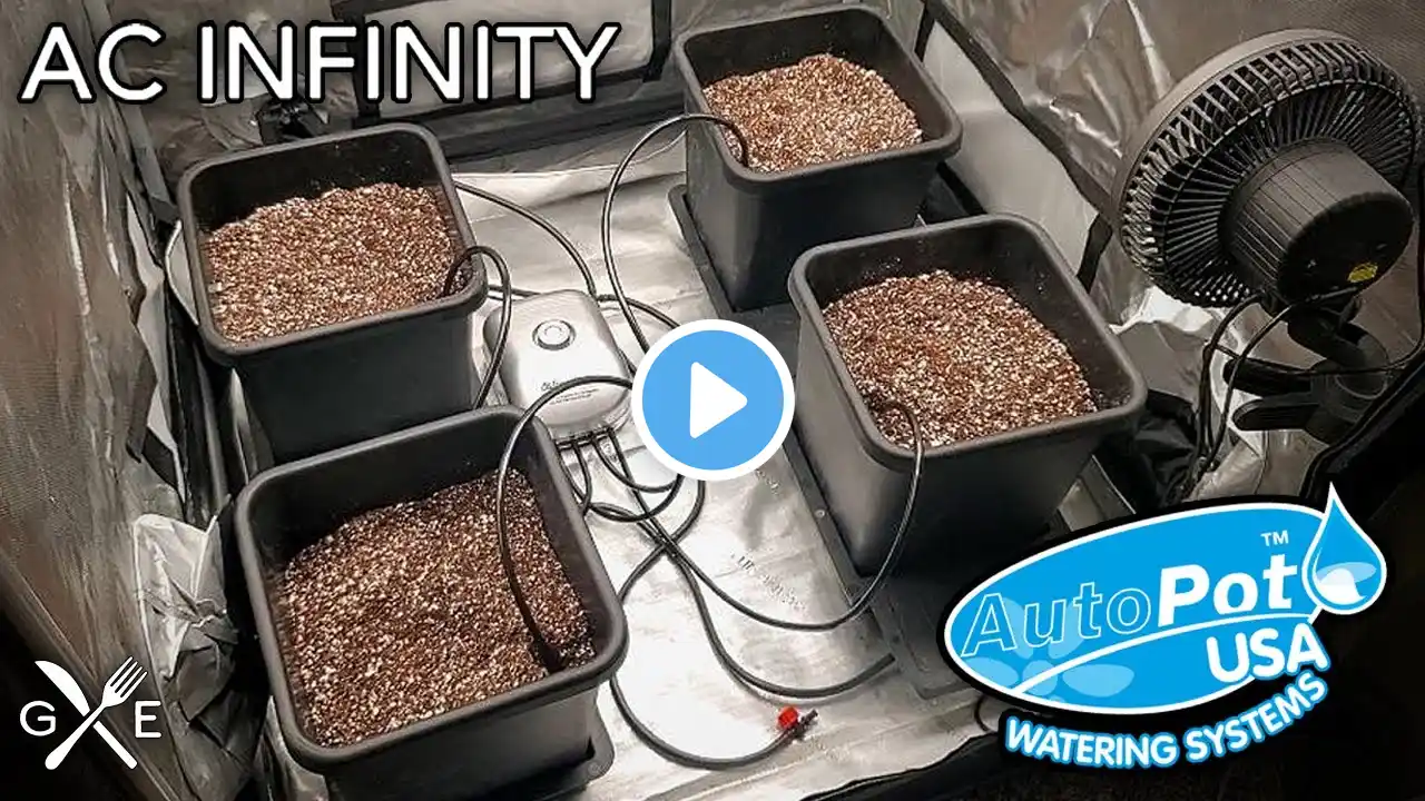 4Pot Autopot Watering System Unboxing & Setup - The Infinity Grow: S2 EP1