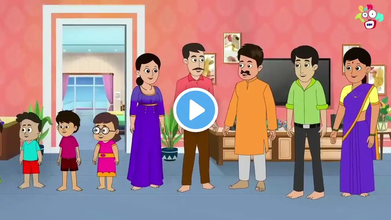 घर का Renovation | Gattu Chinki's Home Tour | Cartoon | Moral Story | हिंदी कहानी | PunToon Kids