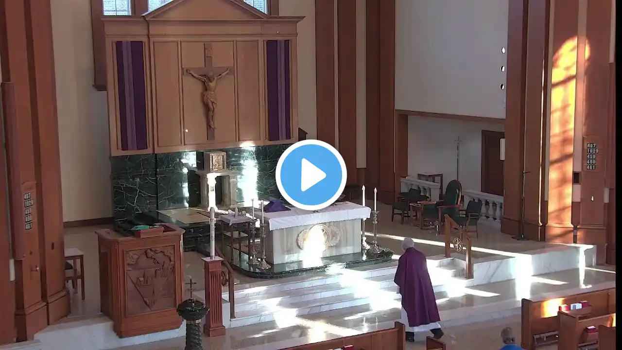 St. Petronille LiveStream - 7:30 AM Rosary & Mass, Thursday, March 13, 2025. Lenten Weekday