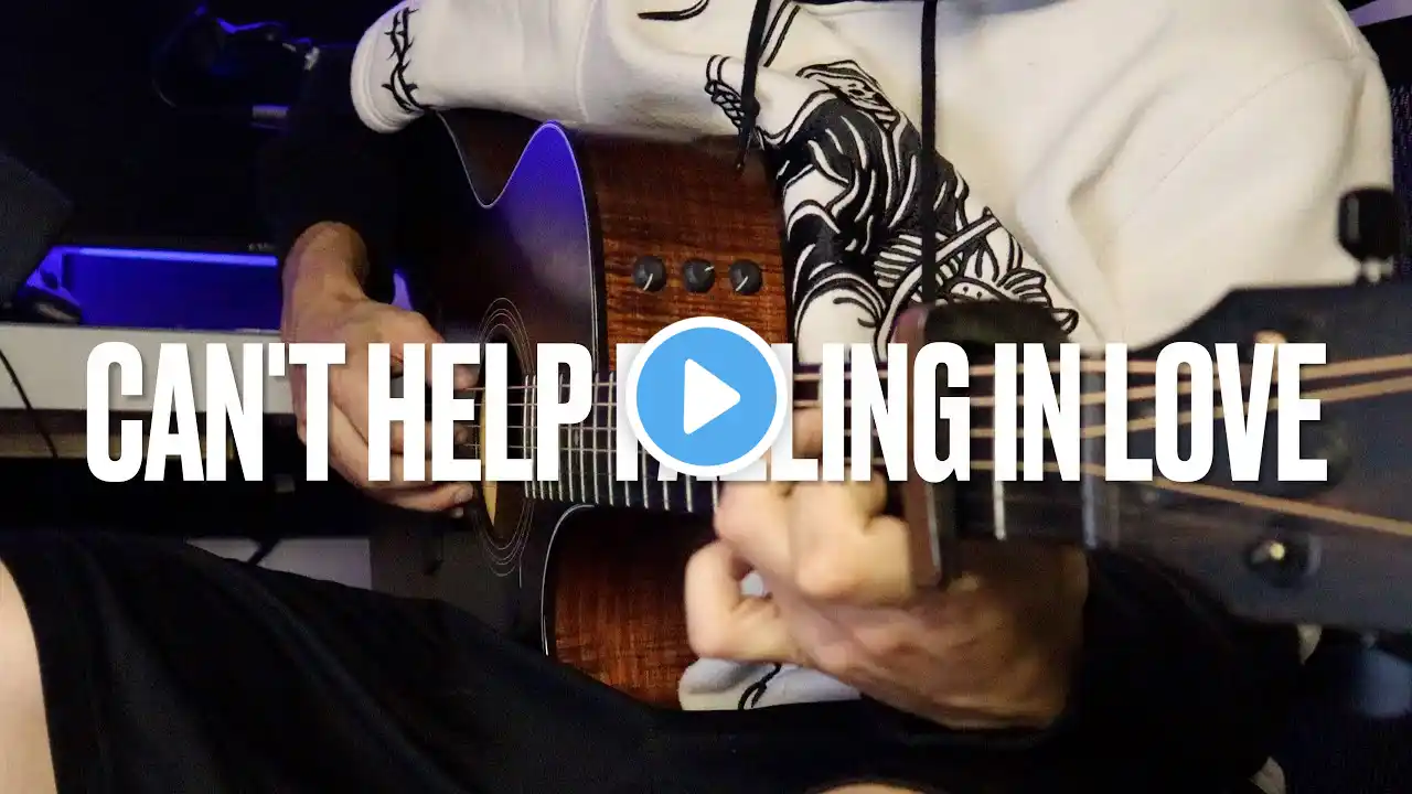 can't help falling in love x elvis presley short fingerstyle cover