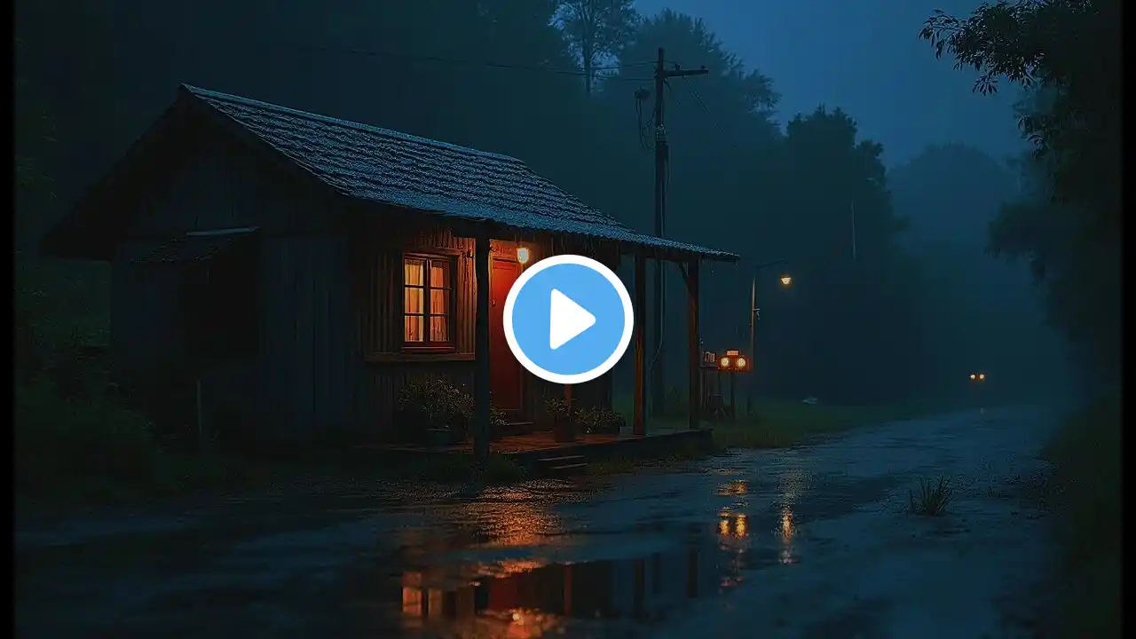 Heavy Rain & Thunderstorm Sounds | Relaxing Sleep Ambience for Insomnia & Anxiety Relief