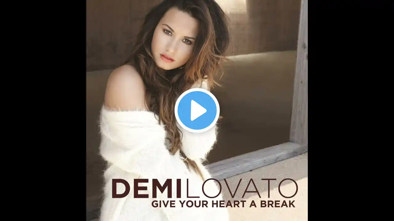 Demi Lovato - give your heart a break ( rock version ) instrumental with backing vocals