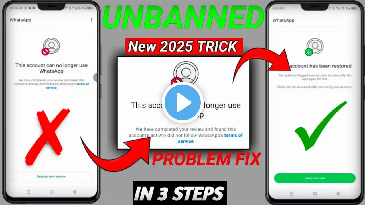 This account can no longer use WhatsApp problem solution | How To Fix WhatsApp Ban Problem