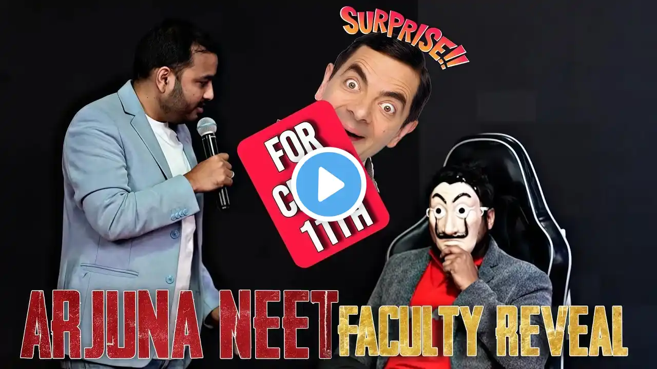 ARJUNA NEET FACULTY REVEAL | CLASS 11TH | KOTA'S BEST TEACHERS | PHYSICS WALLAH |