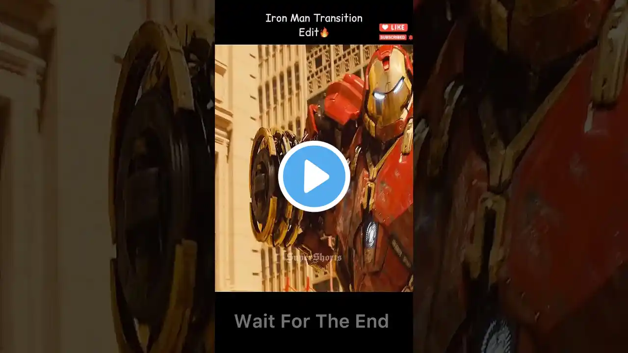 Iron Man Transition edit π₯π― #marvel #mcu #shortsfeed #shorts