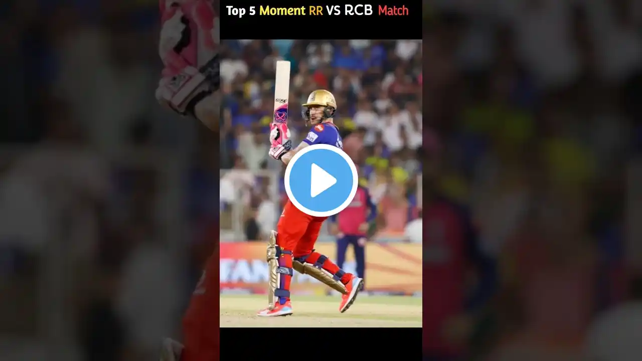 Top 5 Moment RR VS RCB Match #shorts #short #viral #ipl #ipl2024 #royalchallengersbangalore