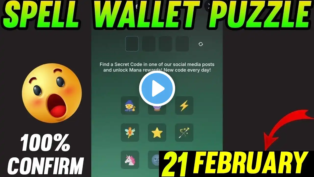 Spell Wallet Daily Puzzle 21 February 2025 | SpellWallet Today Puzzle| Spell Wallet Secret codes