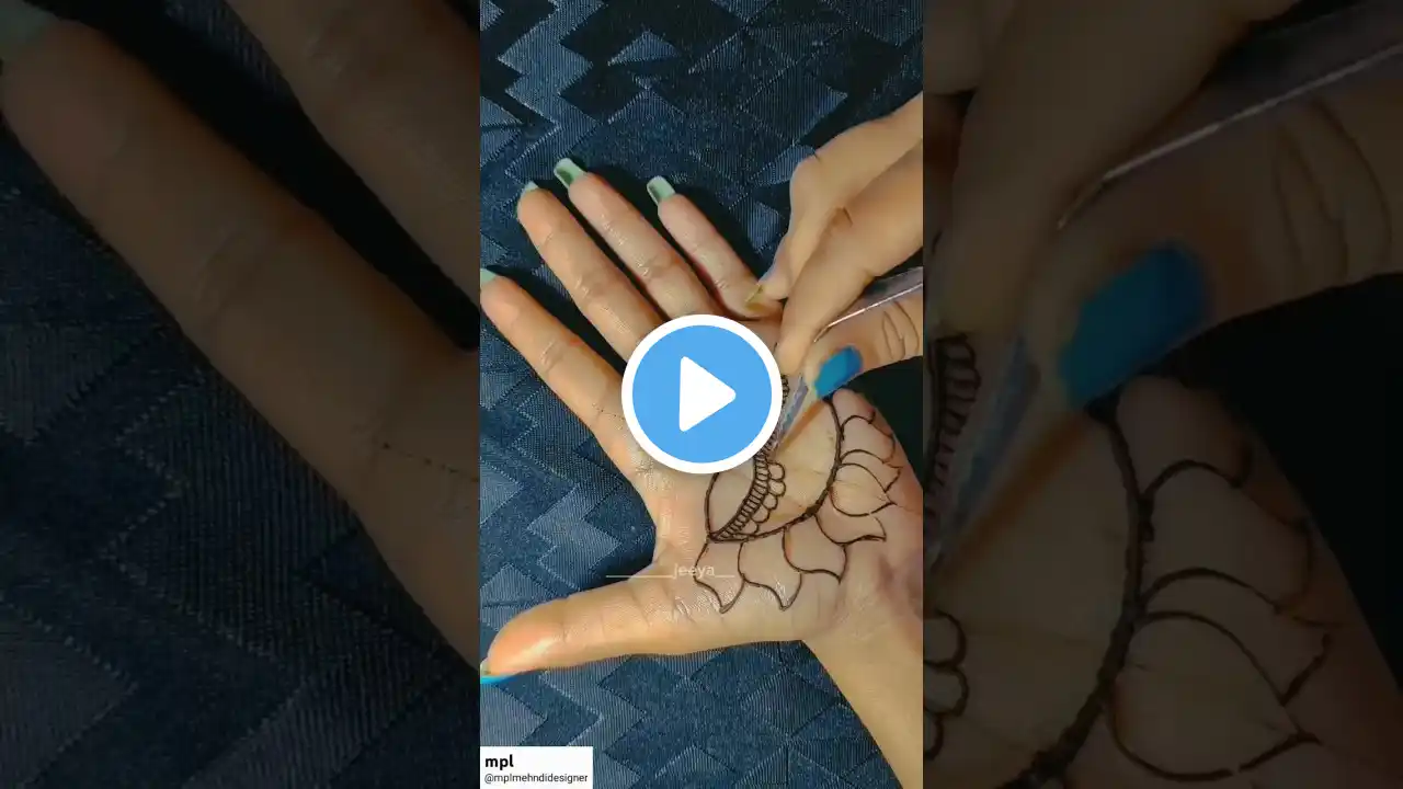 अंधेरे मे चिराग जला | diwali special mehndi design | #mehndi #mehndidesigns #shorts #tranding #art