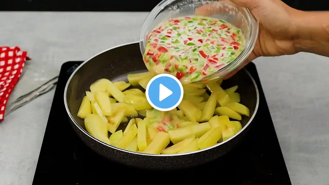 My grandmother taught me this recipe! The most delicious potato recipe for dinner!