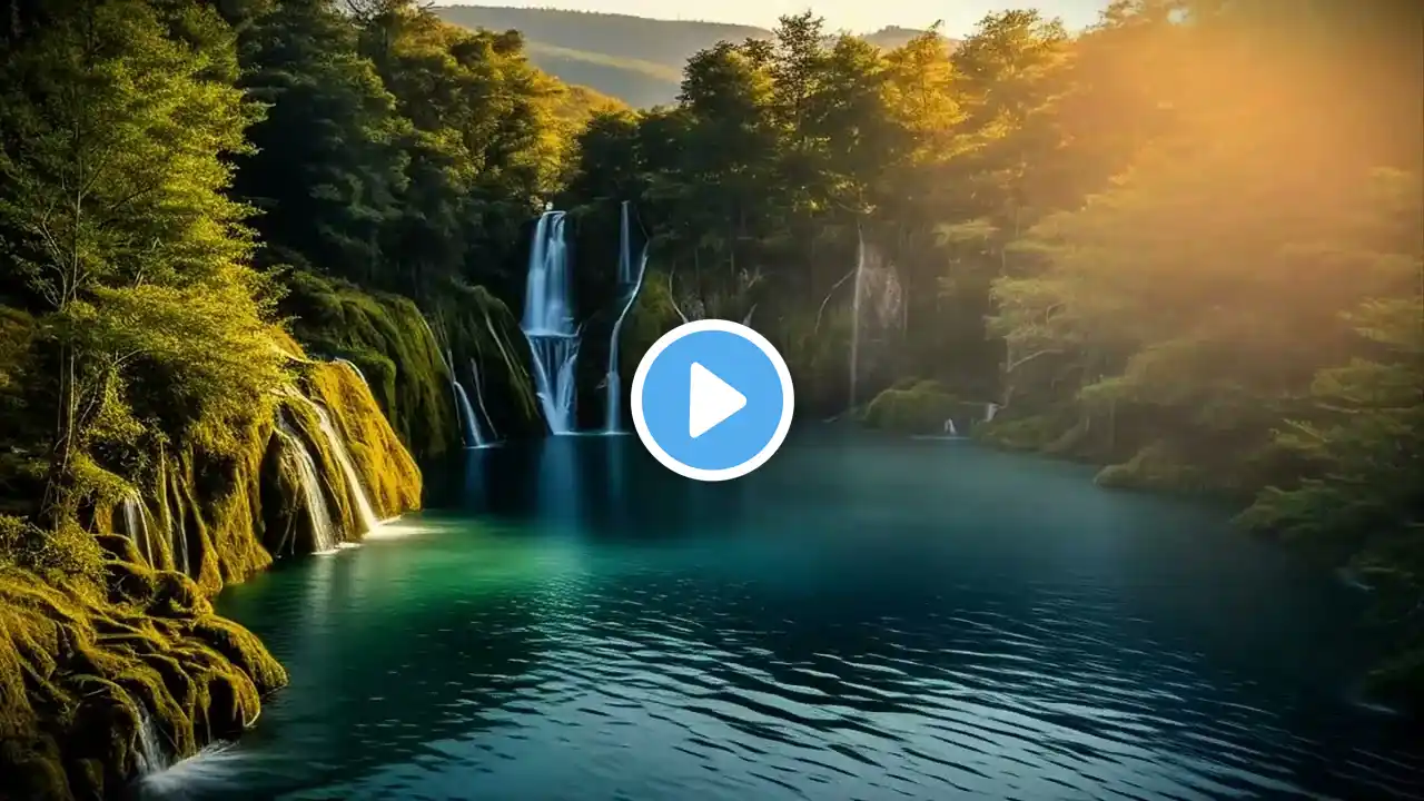 Immerse in Waterfall Bliss for Study for Healing for Meditation Natures Perfect White Noise