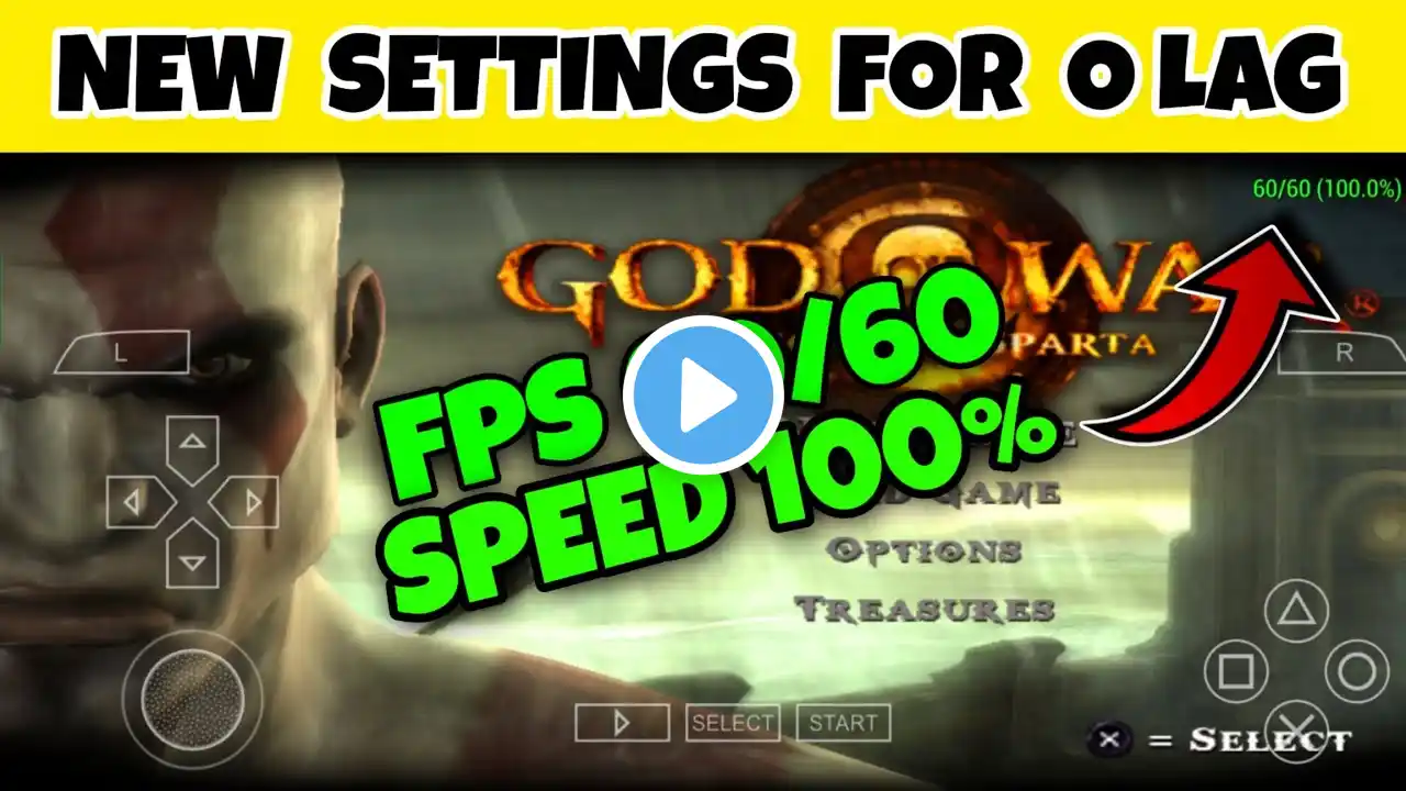 ( New 100% working) PPSSPP Best Settings for God of war Ghost of Sparta | Gaming Bruh