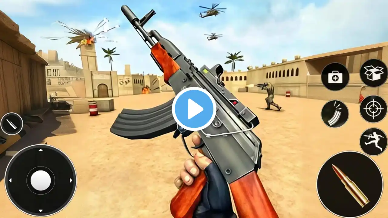 Counter Terrorist Missions of Gun Shooting Game _ Android Gameplay