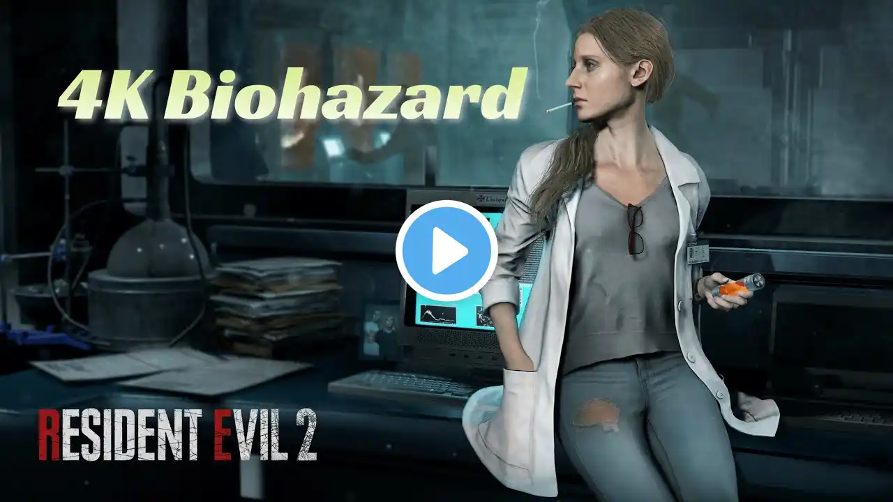 Resident Evil 2 Remake 4K Nvidia 4060TI gameplay Part - 20