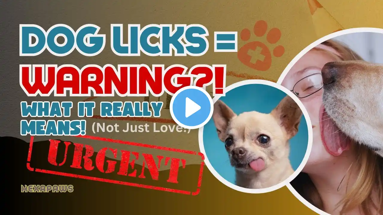 🚨 Your Dog’s Licking Has a Secret Meaning—It’s NOT Just Love! 🐶 #dogLicking #dogbehavior #hexapaws