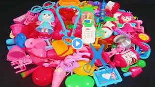 5:36 Minutes Satisfying With Unboxing Hello Kitty Kitchen Set | Cutee Tiny Mini ASMR kitchen set