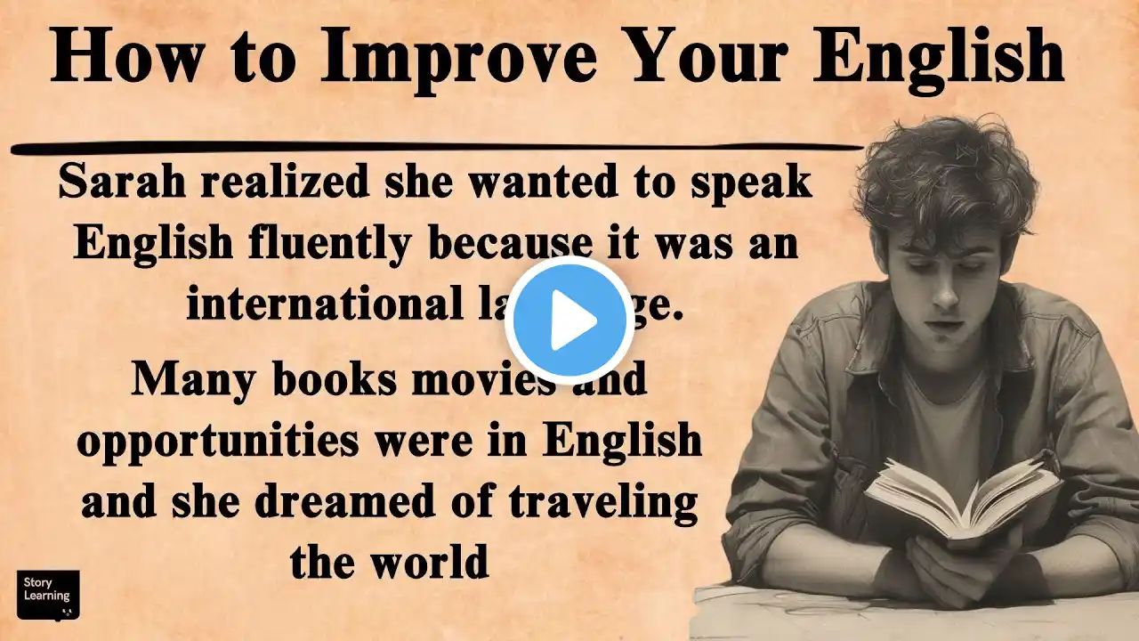 How to Improve Your English  | Graded Reader | Learn English Through Story  | Speaking and Listening