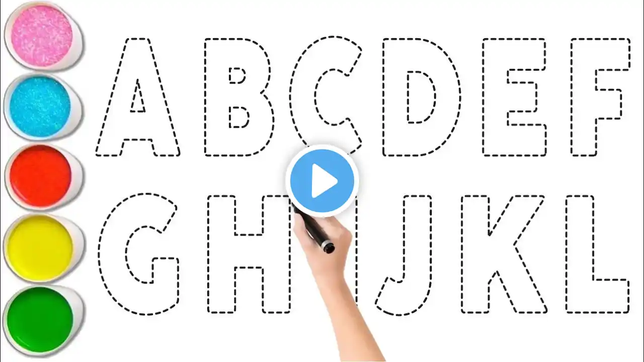 ABC for Kids | Alphabet writing for kids | A to Z | Write the alphabet along the dotted line