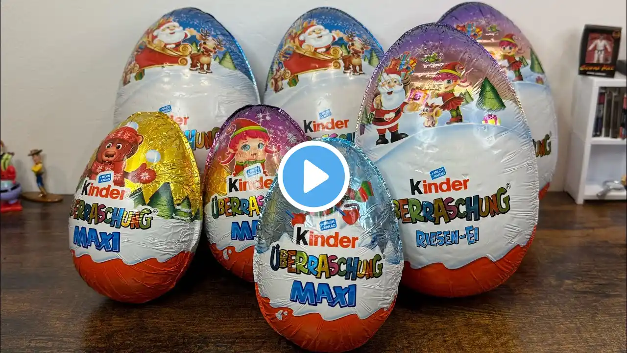 Satisfying with Unboxing Kinder Surprise Maxi, Kinder Surprise Giant Egg