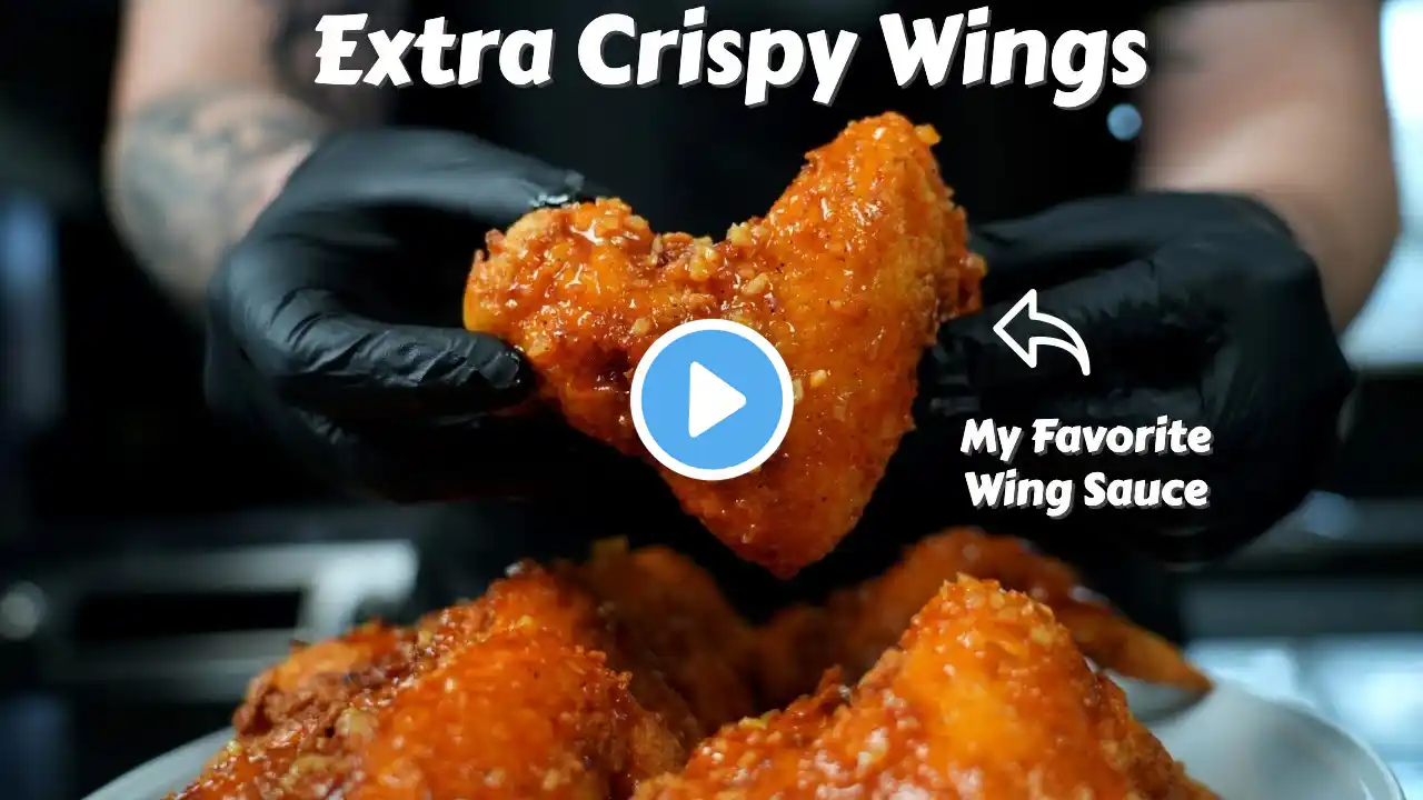 Here's The Secret To Perfectly Crispy Fried Chicken Wings (Corn Starch vs Flour)