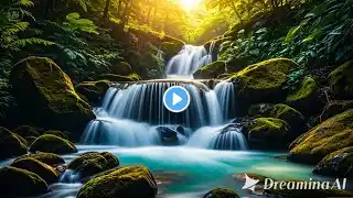 🌊 Relaxing Music & Water Sounds | Meditation, Deep Sleep, Spring Serenity 🌸