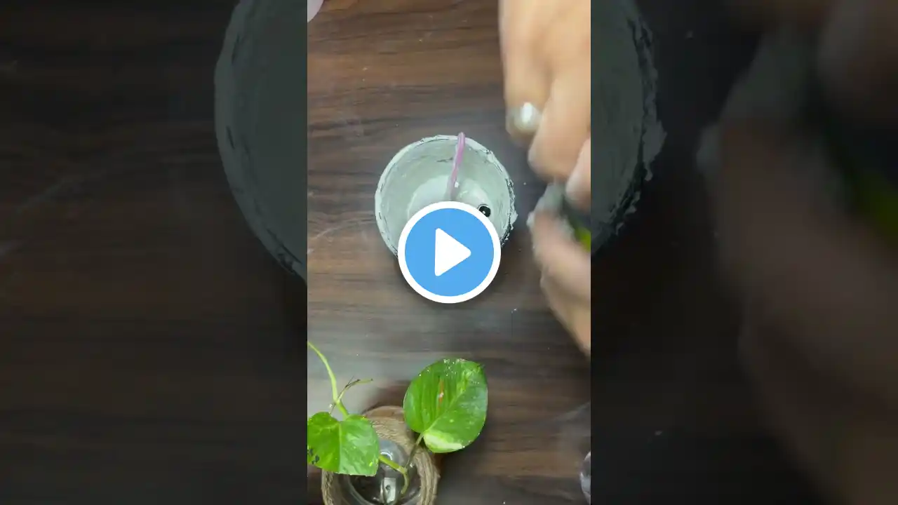 Candle | Candle Holder with Cement :: 😱 :: Diwali Series | Candle Stand  #shorts  #viral #diycandle