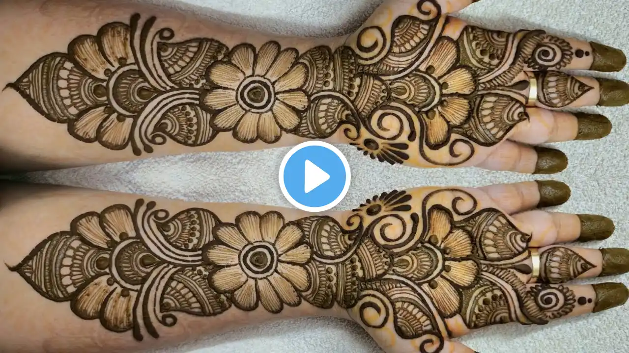 Eid Special Mehndi Design | Easy Dulhan Mehendi Design | Full Hand Mehndi Design Arabic Henna Design