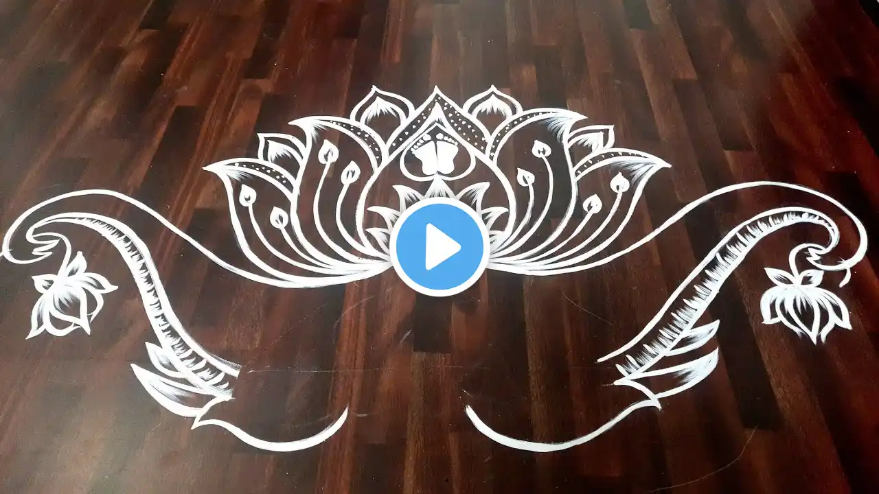 Beautiful Sudashabrata Jhotichita Design 🌹Laxmi Puja Jhoti🌹Alpona Design For Indian Festivals🌹kolam