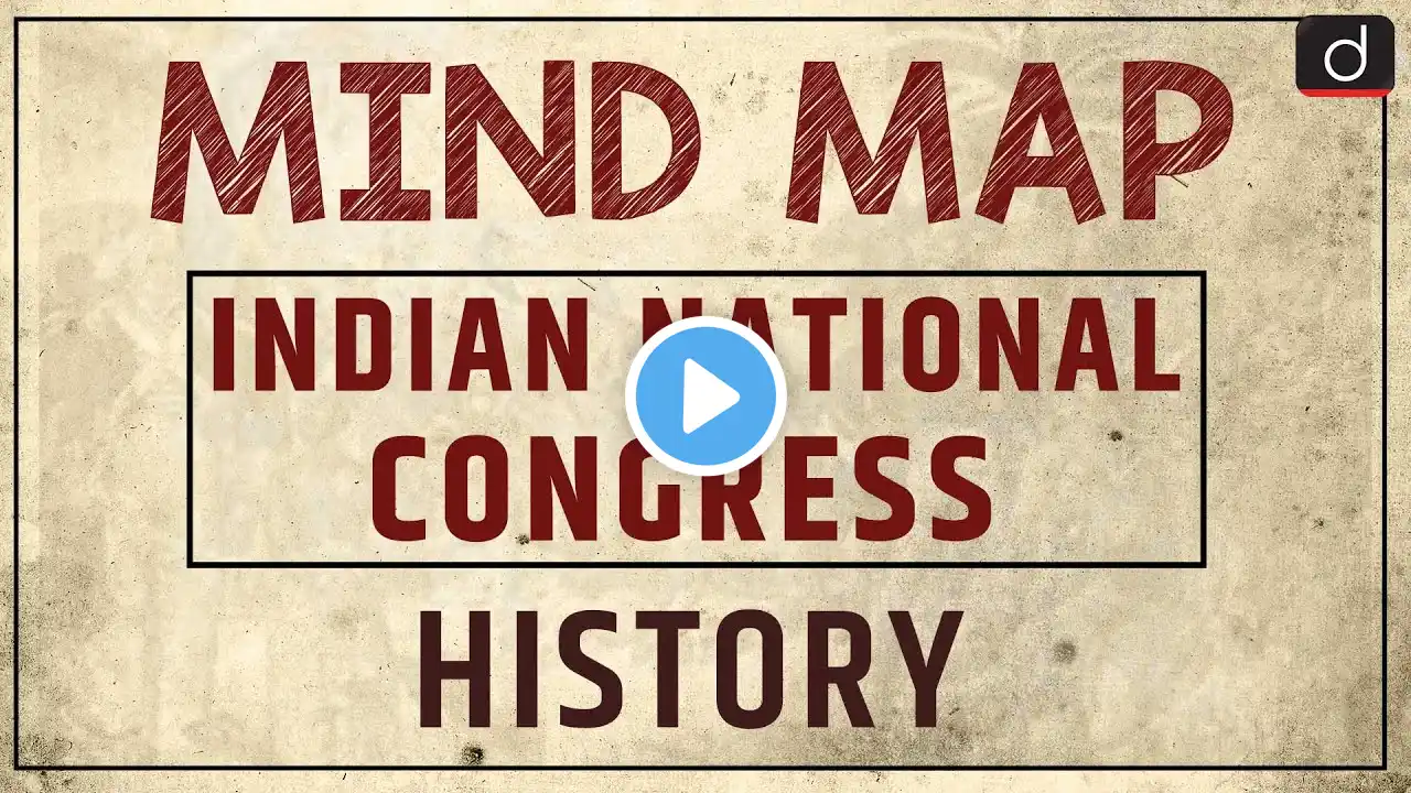 Indian National Congress : Foundation and the Moderate phase   MIND MAP | Drishti IAS English