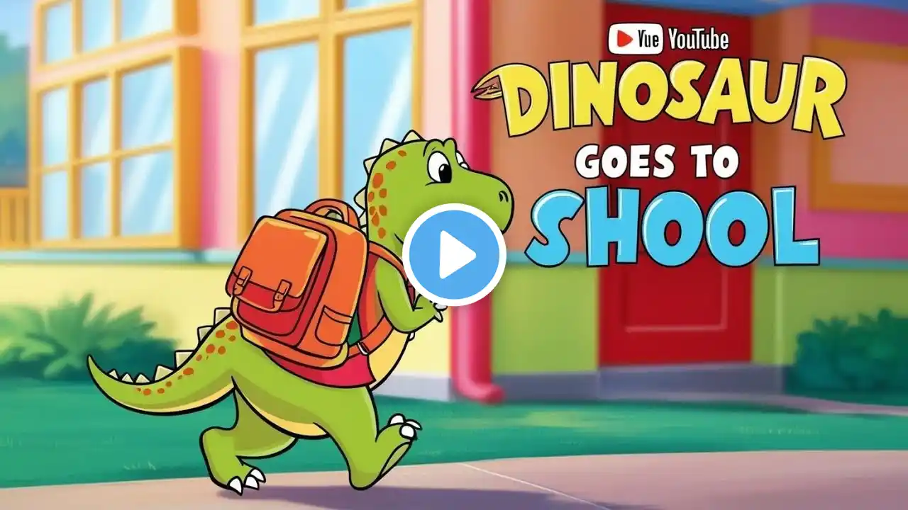 Little Dino School Adventures | Fun Dinosaur Cartoon for Kids