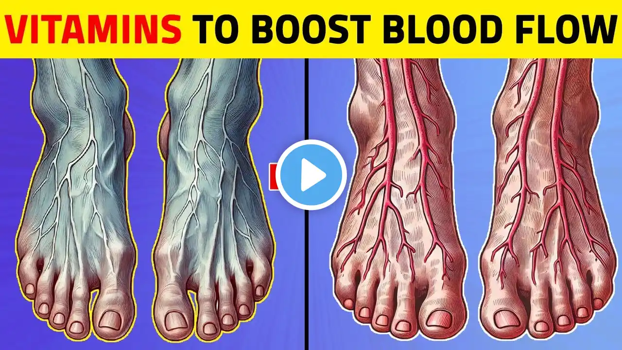 8 Vitamins To BOOST Leg & Foot Circulation!