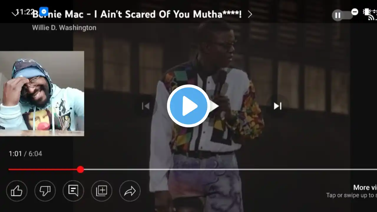 The Legend Of Mac. My Reaction. Bernie Mac - I ain't scared of you mutha**!