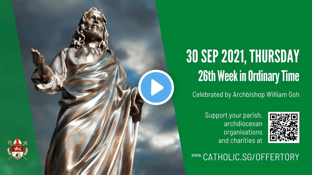 Catholic Weekday Mass Today Online - Thursday, 26th Week in Ordinary Time 2021