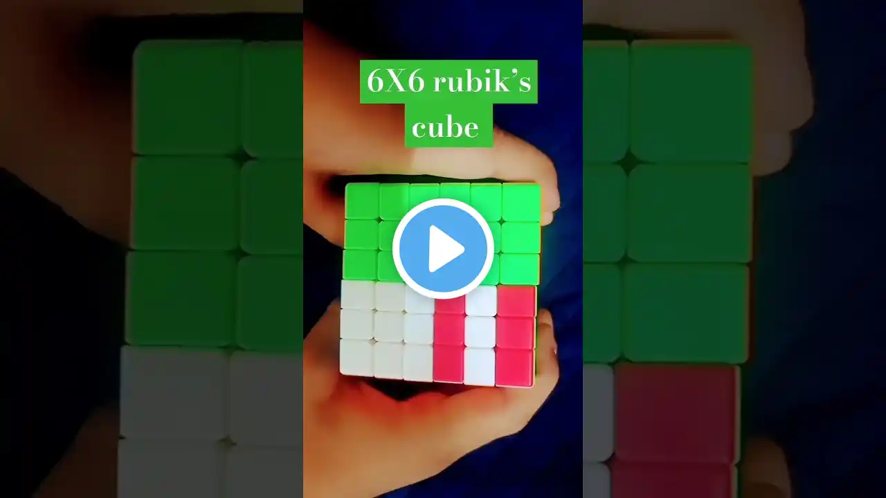 New Magic trick in 6X6 Rubik's Cube #shorts #viralvideo #viralshort #trending #youtubeshorts #shots