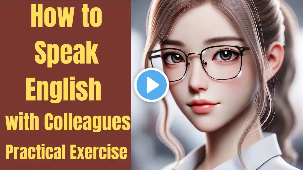 How to speak English with colleague practical example | English listening practice #englishpodcast