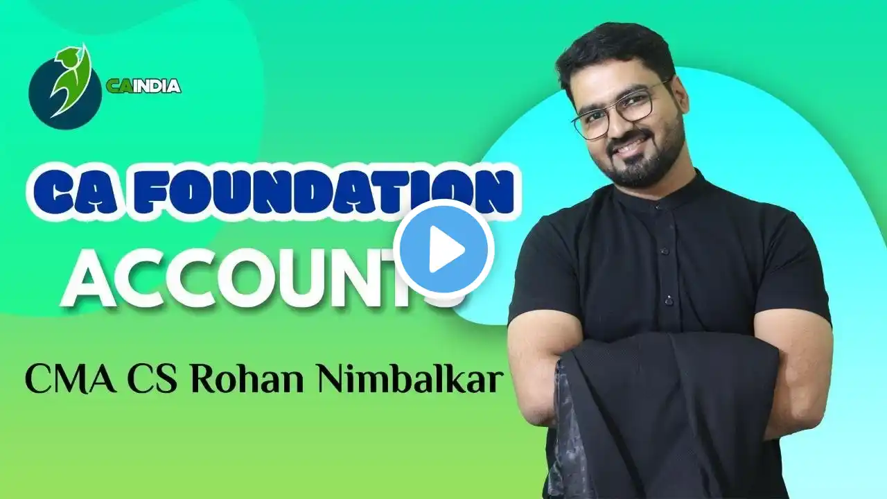 Lecture 4 Bank Reconciliation Statement By  CMA CS Rohan Nimbalkar