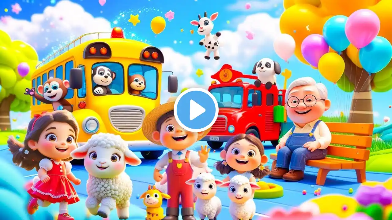 Wheels On The Bus + Five Little Ducks + Yes Yes PlayGround & More Nursery Rhymes & Kids Songs