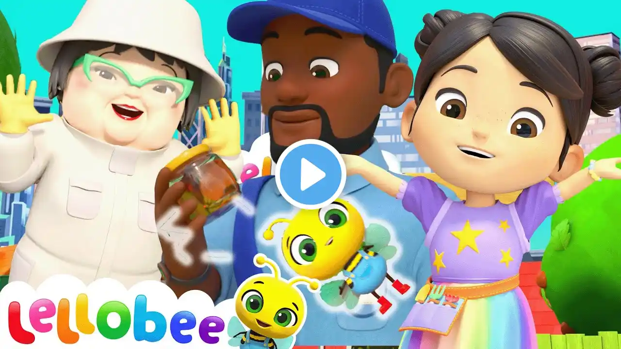 Happy Place (˶˃ ᵕ ˂˶) | 🍯 Lellobee Kids Songs & Cartoons! Sing and Dance