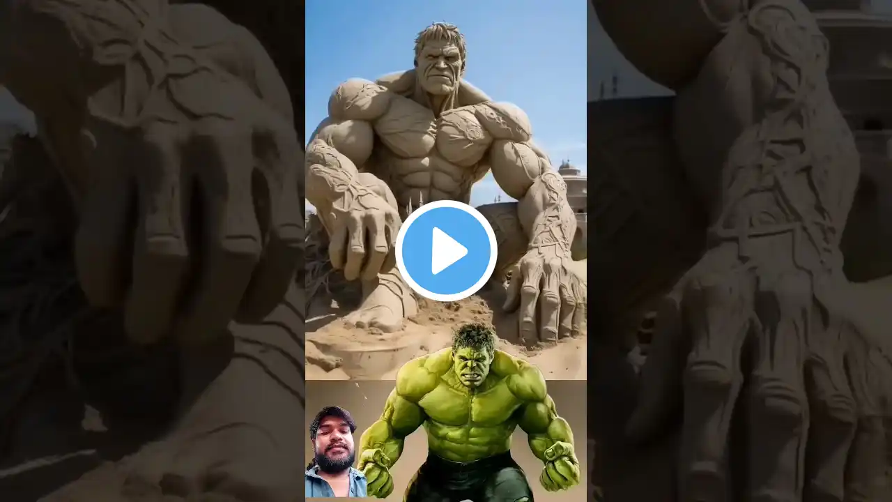 🔴Superheroes but sand statue | All characters💥 #avengers #marvel #shorts #dc