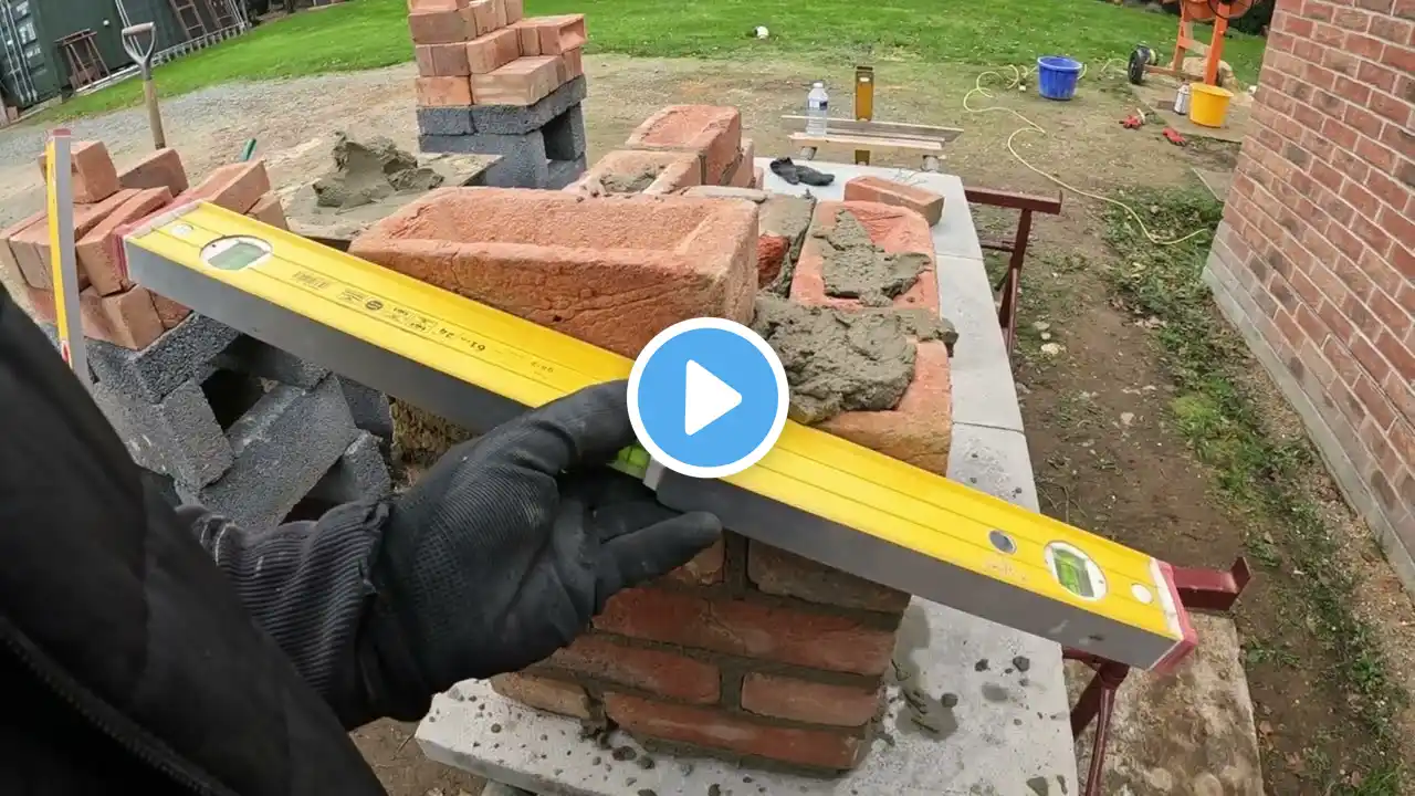 How to Build a Brick Pier for a Garden Wall | Step-by-Step Guide PART 2